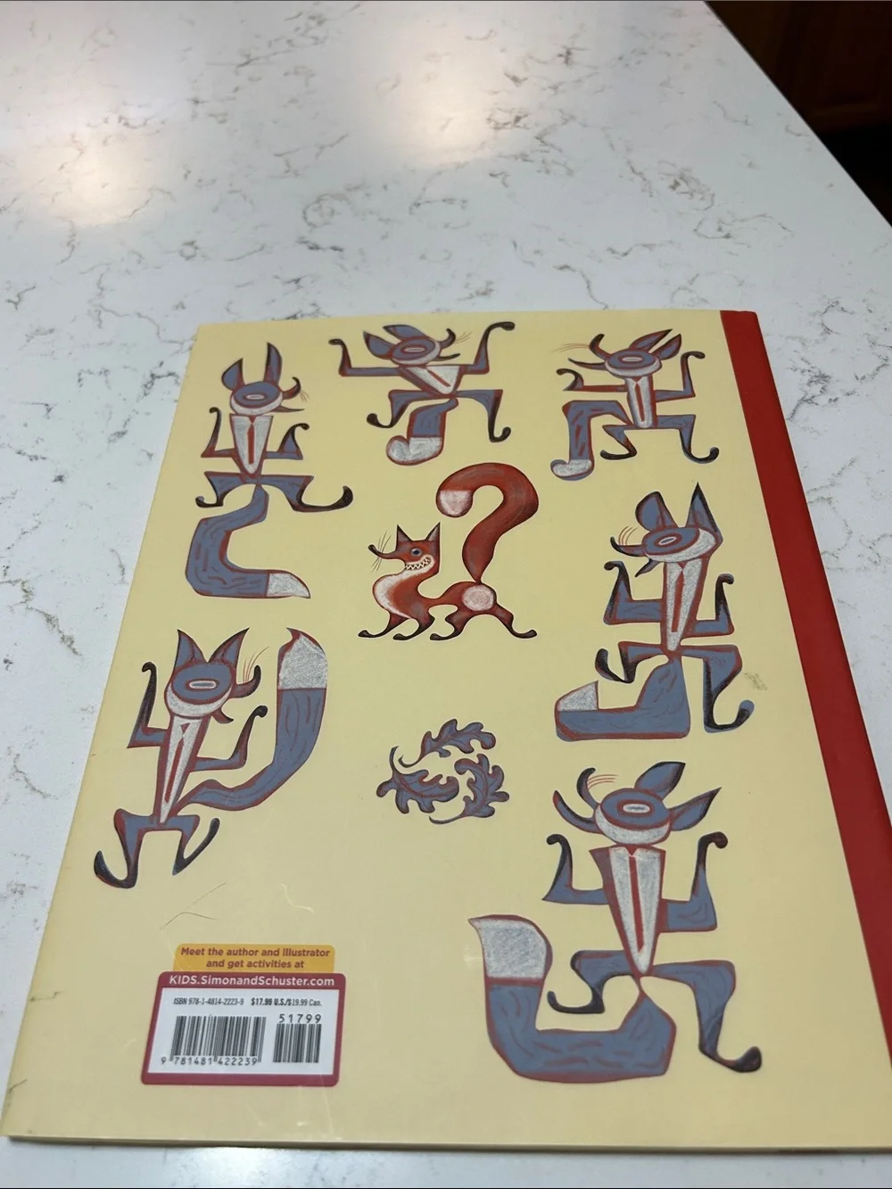 What Does The Fox Say? Illustrated Book - Yellow & Red Cover